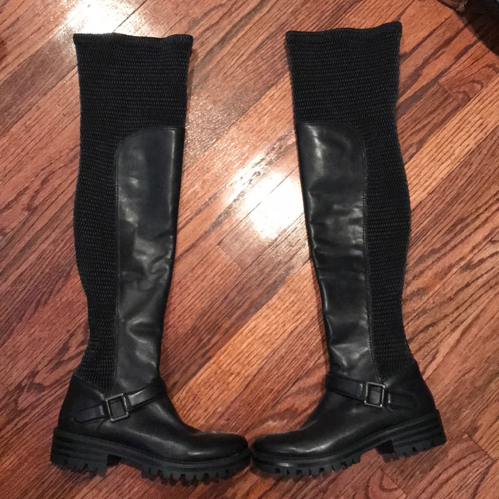 Kendall and Kylie knee high boots